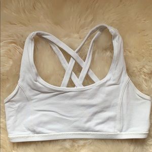 Ivivva sports bra in white